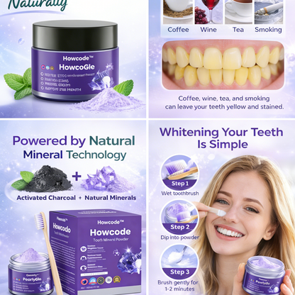 ✨Howcode™ PearlyGlo Tooth Mineral Powder
