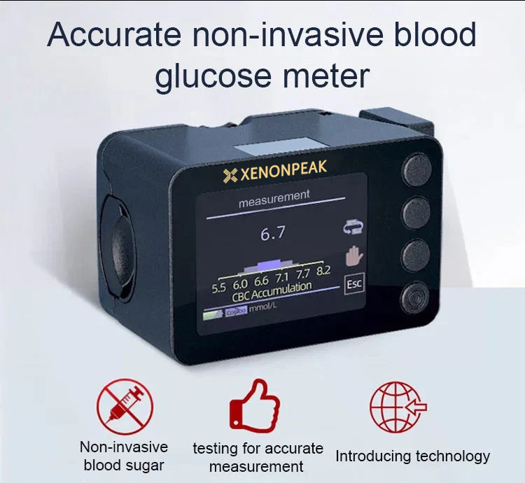🔥Final 3 Hours: 50% OFF🏆Non-Invasive Blood Glucose Meter[99.9% Accuracy]✅TGA Approved