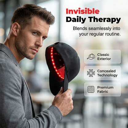🔥HOT SALE 49% OFF🔥Red light hair growth CAP — Regrow Thicker Hair in 90 Days