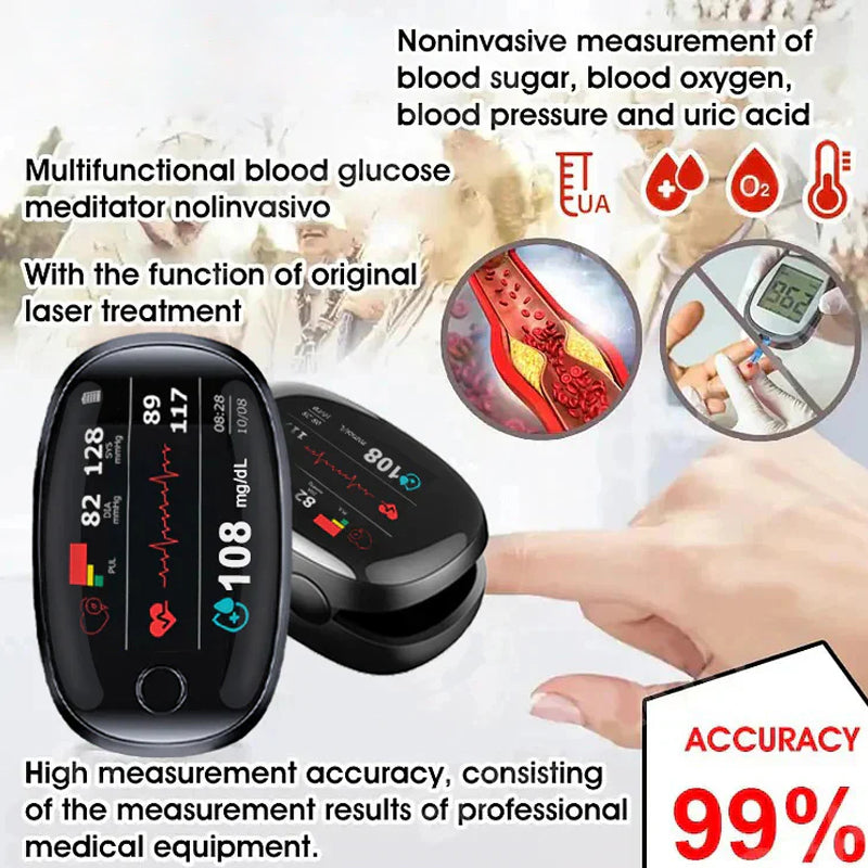 🏆 2026 Best Seller | Limited-Time 70% OFF! Painless blood sugar measurement