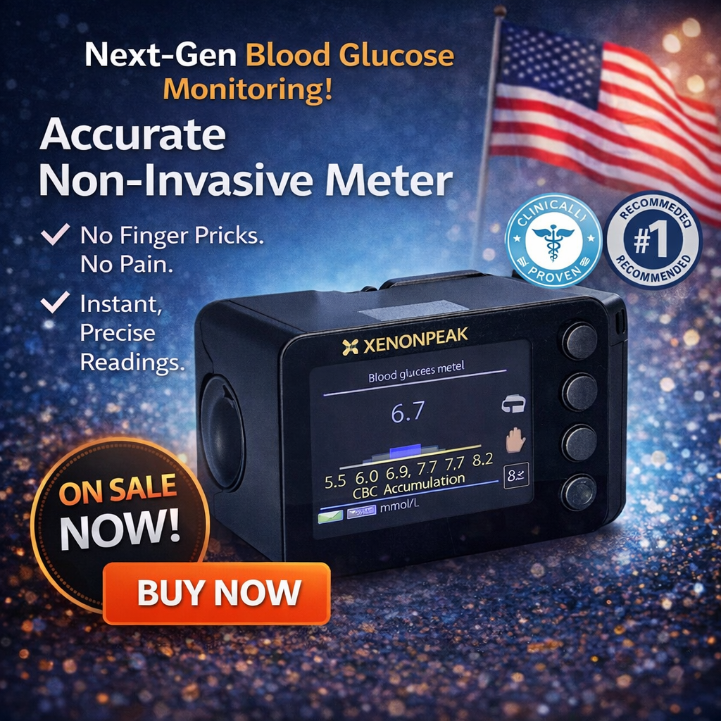 🔥Final 3 Hours: 50% OFF🏆Non-Invasive Blood Glucose Meter[99.9% Accuracy]✅TGA Approved