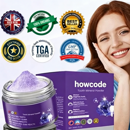 ✨Howcode™ PearlyGlo Tooth Mineral Powder