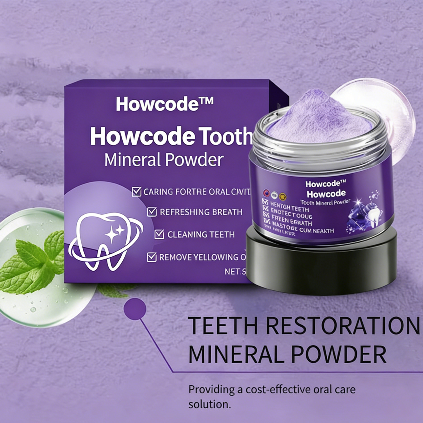 ✨Howcode™ PearlyGlo Tooth Mineral Powder