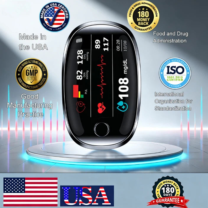 🏆 2026 Best Seller | Limited-Time 70% OFF! Painless blood sugar measurement